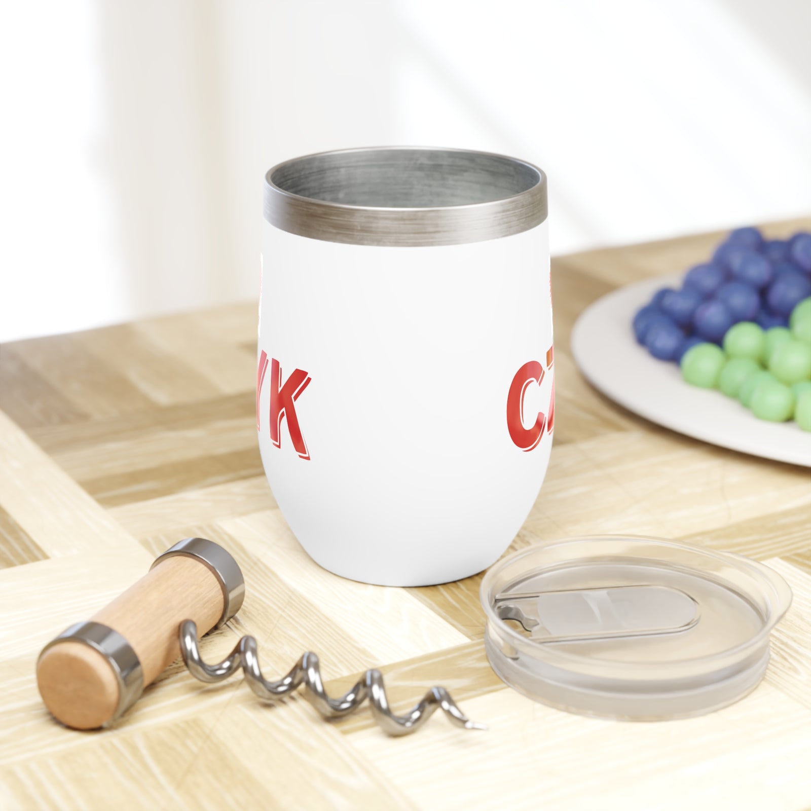 CZYK Polish Surname Ending Wine Tumbler
