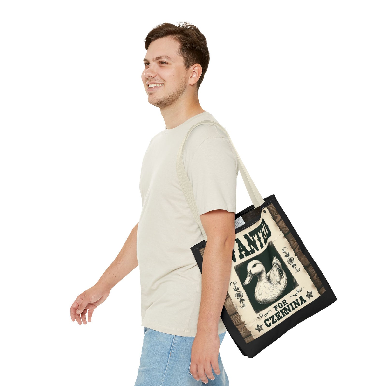 Funny Wanted Duck For Czernina Tote Bag