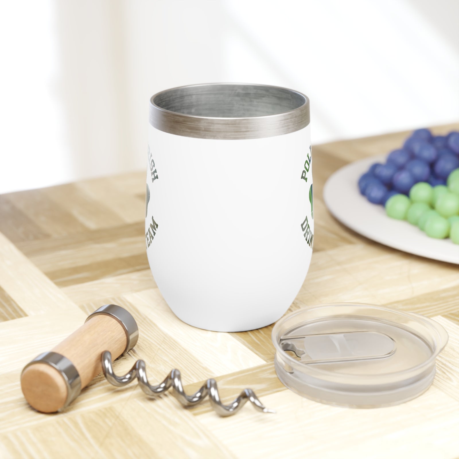 Polish Irish Drinking Team Wine Tumbler