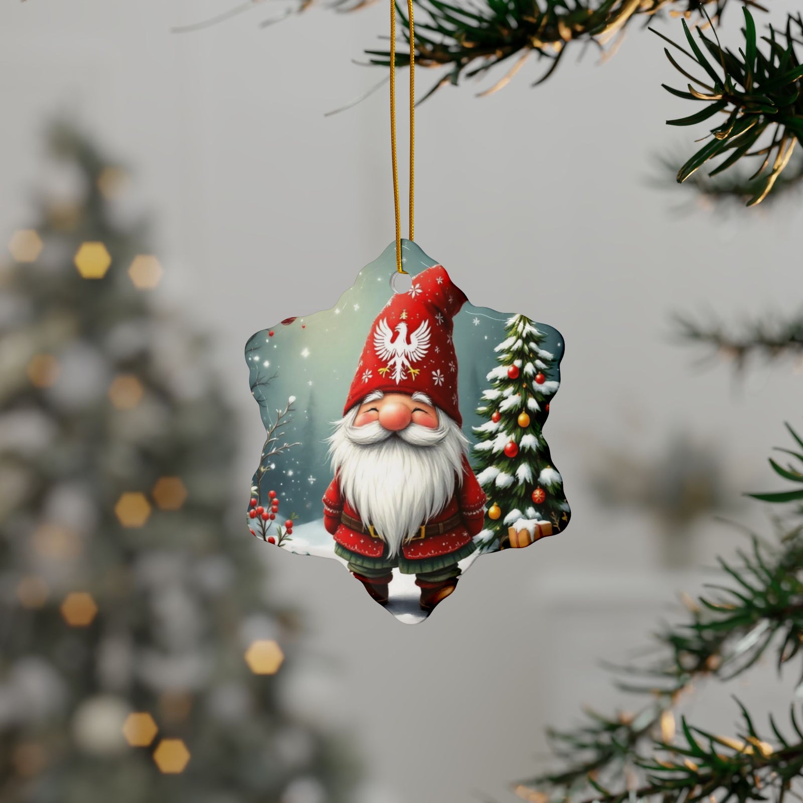 Polish Gnome Christmas Ornament