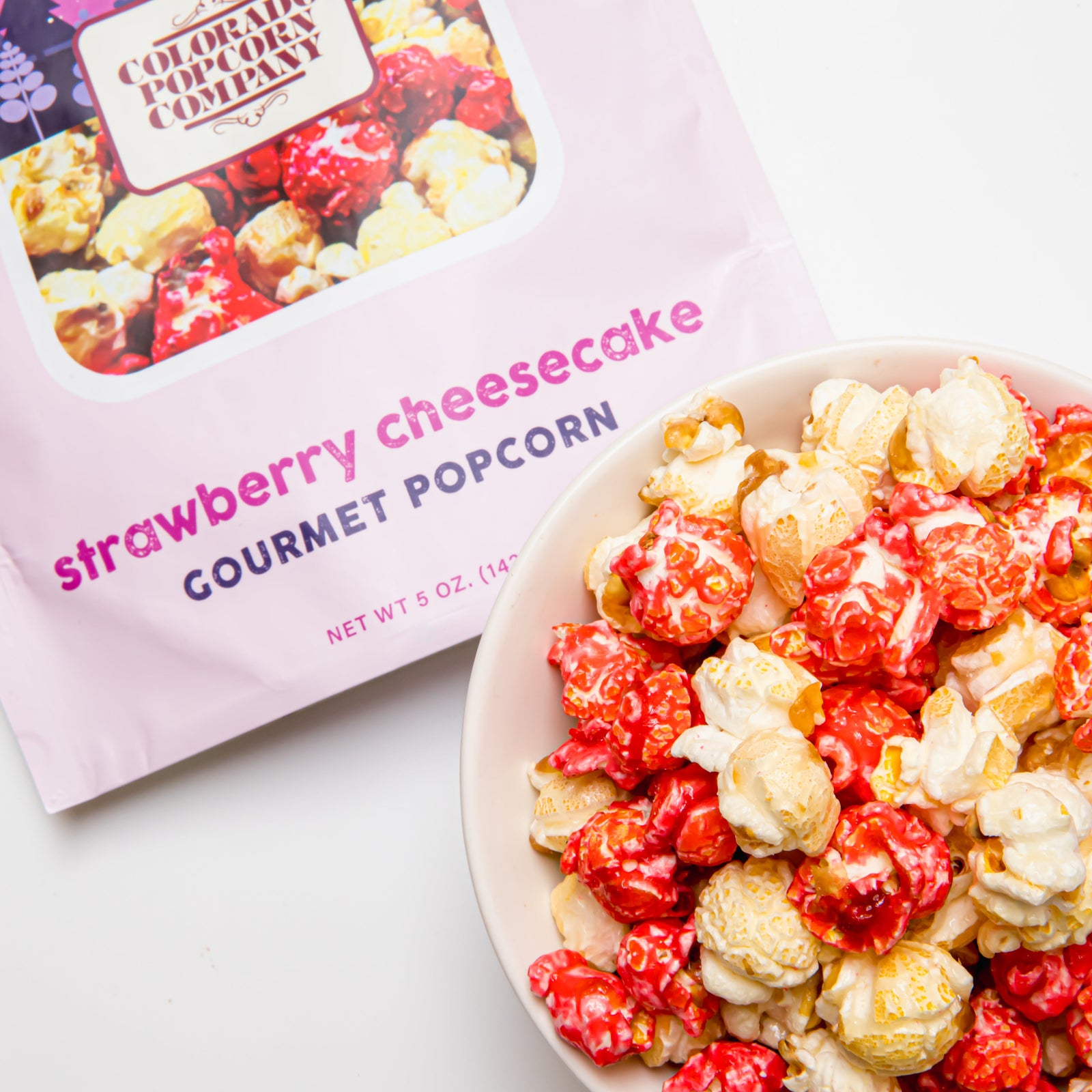 Strawberry Cheesecake Popcorn