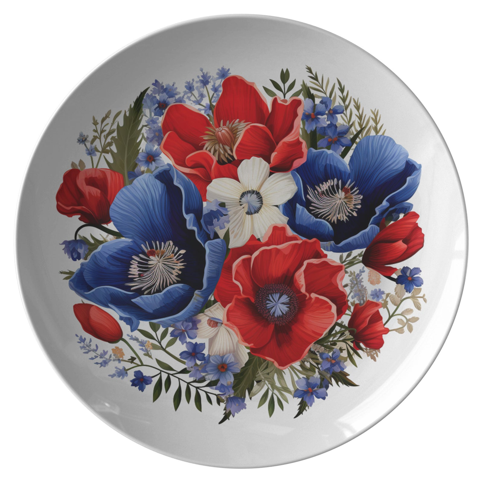 Crocus Scepusiensis & Common Chicory Plate Kitchenware teelaunch