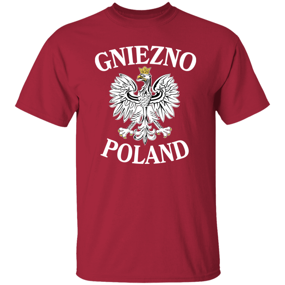 Gniezno Poland T-Shirt T-Shirts CustomCat Cardinal S
