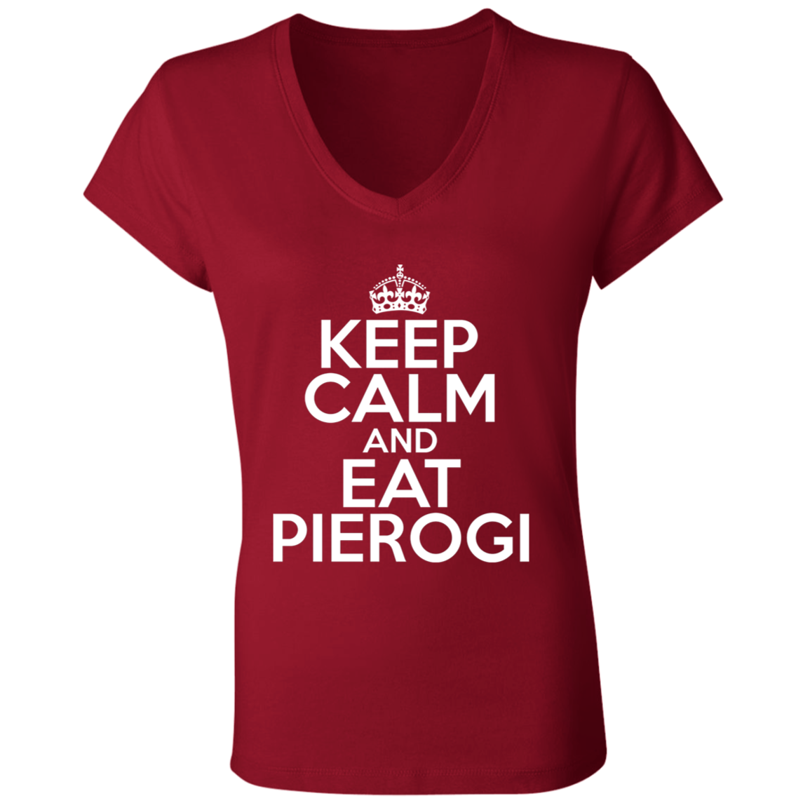 Keep Calm And Eat Pierogi Apparel CustomCat