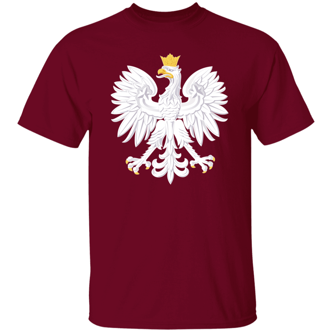 Polish Eagle T-Shirt T-Shirts CustomCat Garnet S