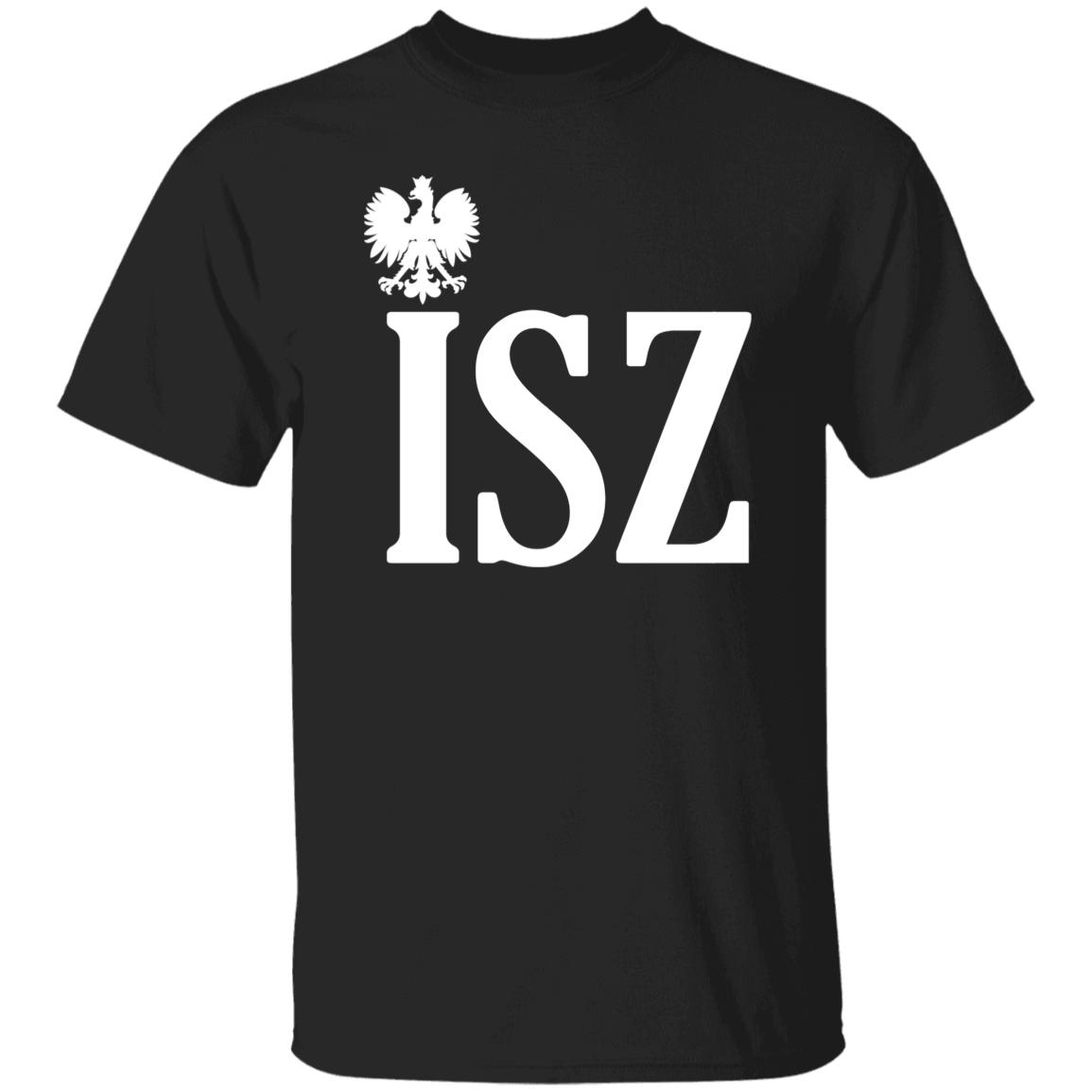 ISZ Polish Surname Ending Apparel CustomCat G500 5.3 oz. T-Shirt Black S