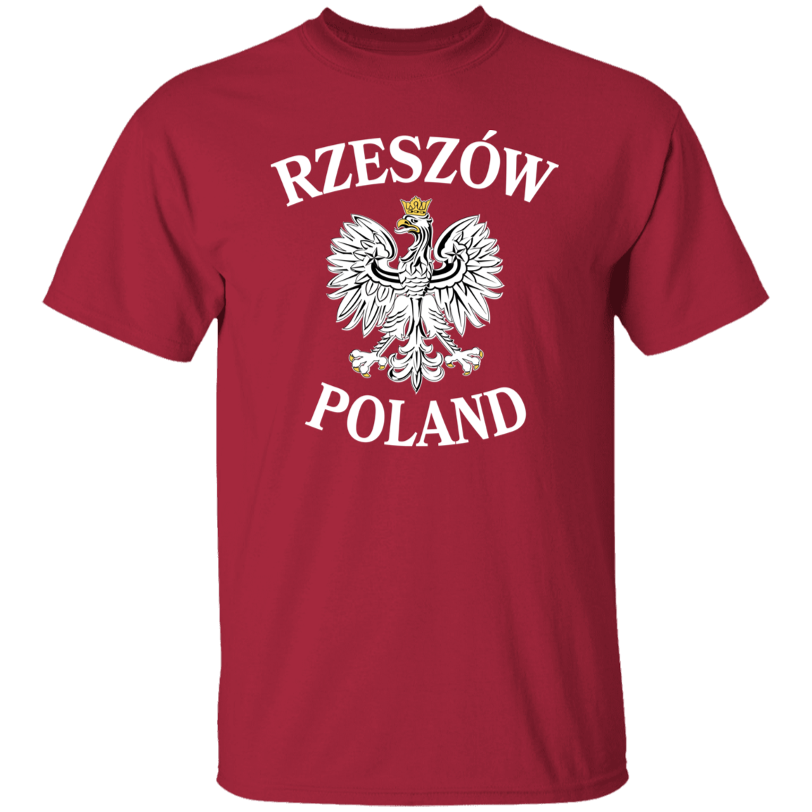 Rzeszow Poland T-Shirt T-Shirts CustomCat Cardinal S