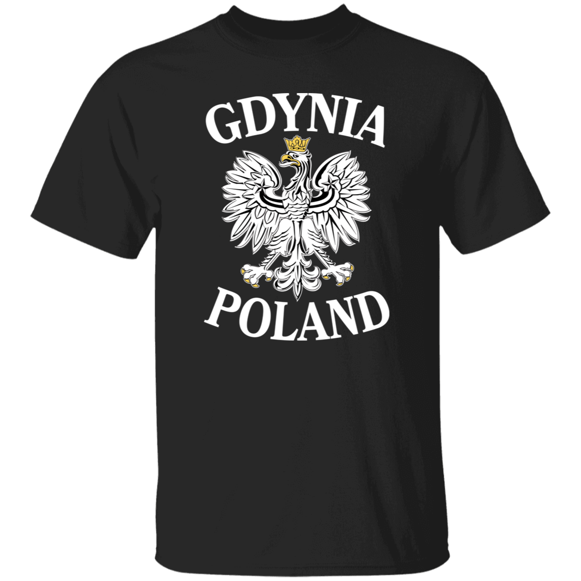 Gdynia Poland T-Shirt T-Shirts CustomCat Black S