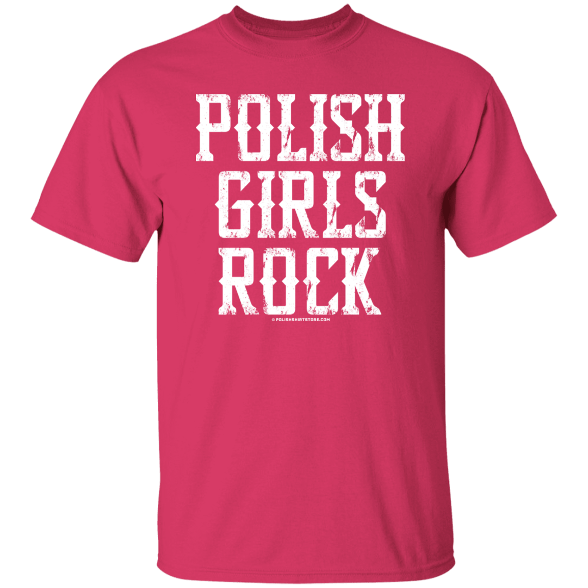 Polish Girls Rock T-Shirt T-Shirts CustomCat Heliconia S