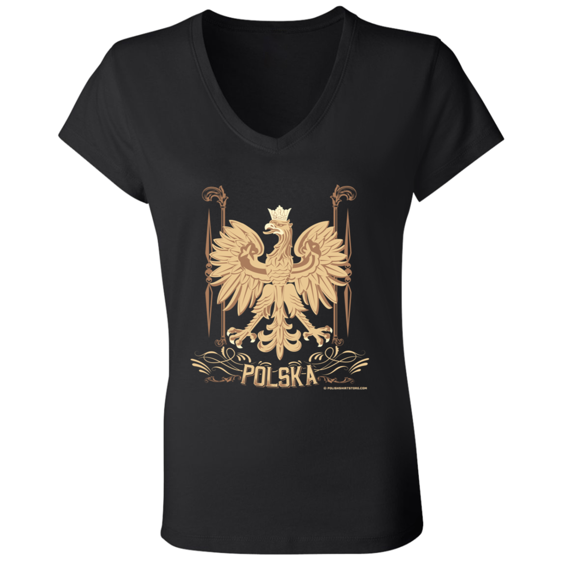 Polska Gold Polish Eagle Apparel CustomCat