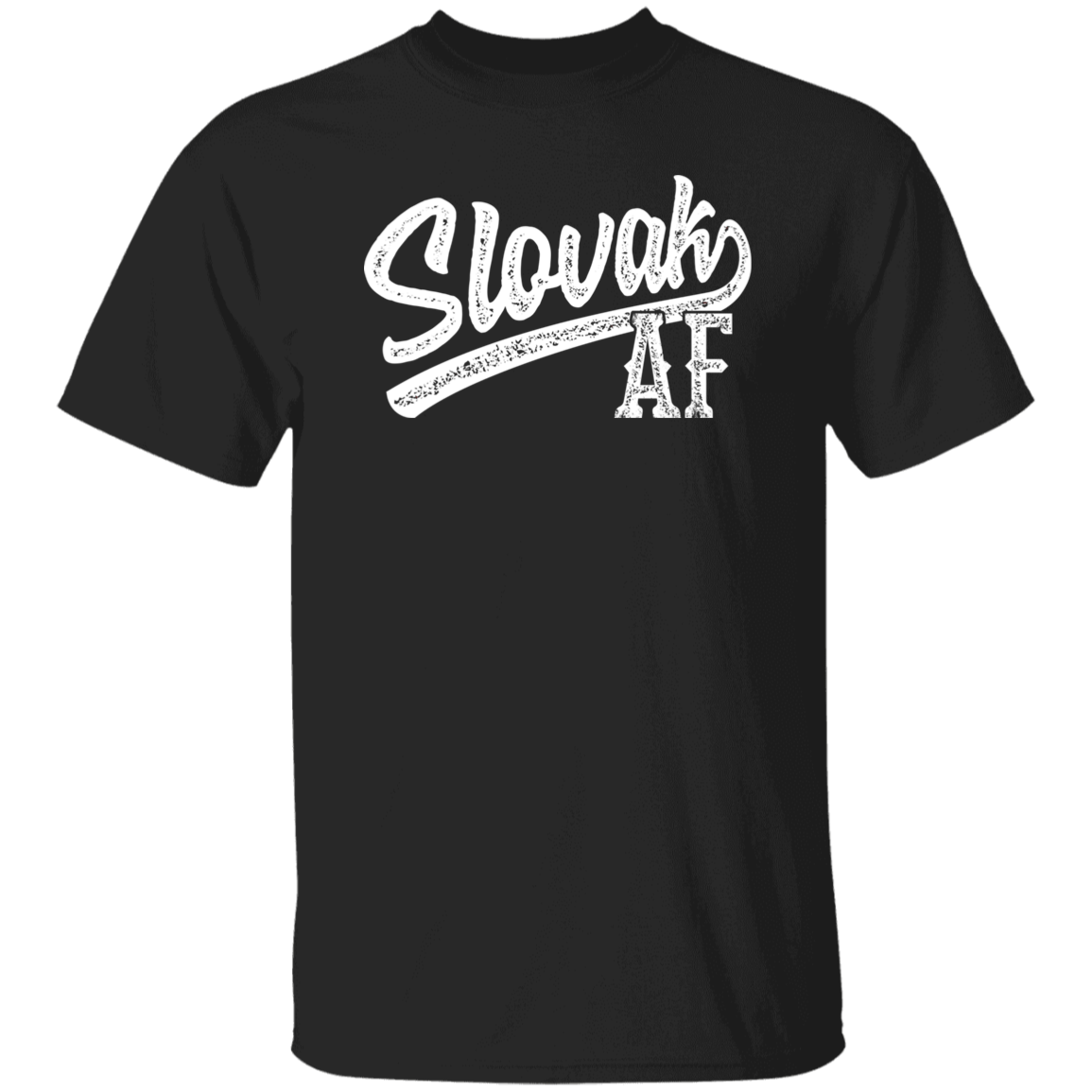 Slovak AF T-Shirts CustomCat Black S