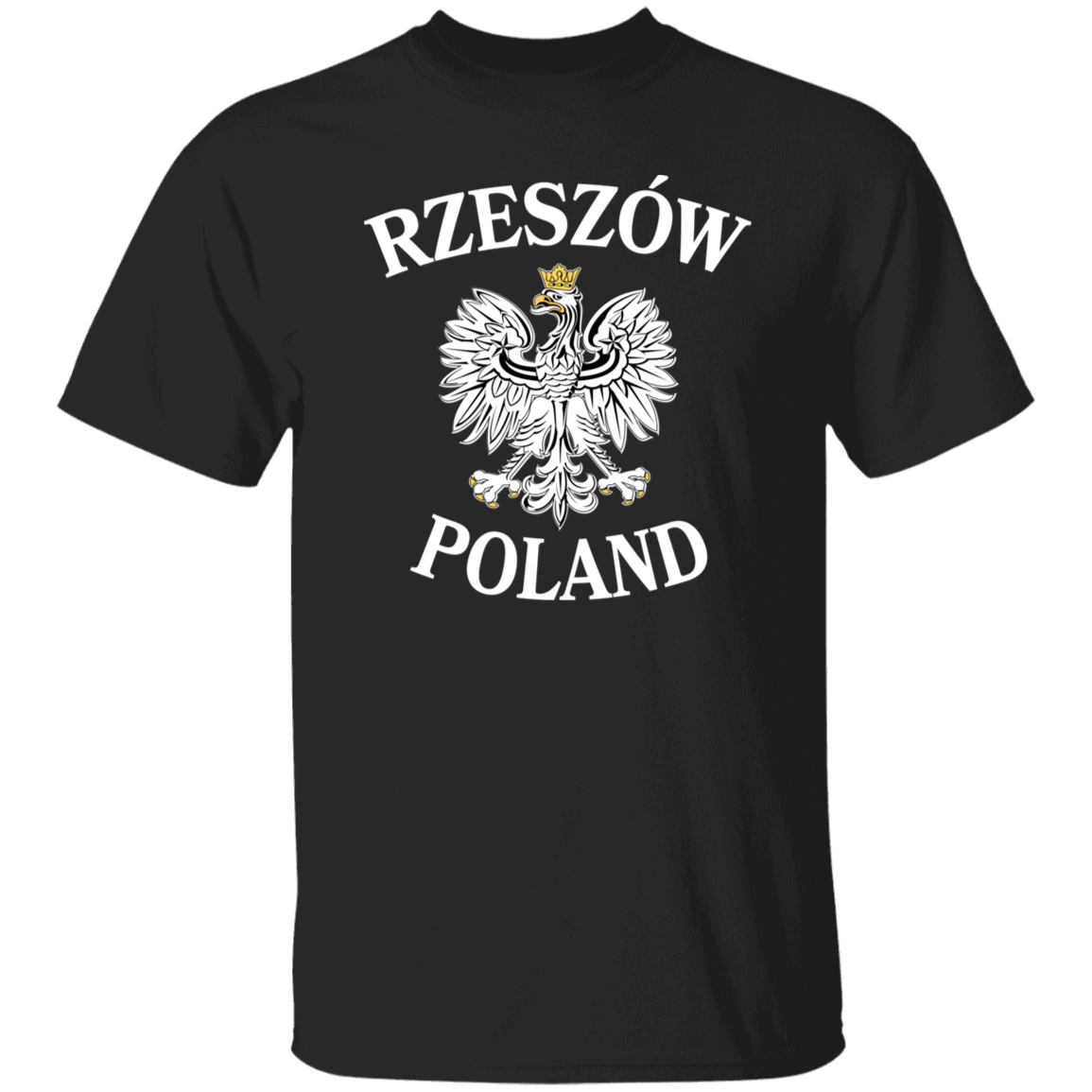 Rzeszow Poland T-Shirt T-Shirts CustomCat Black S