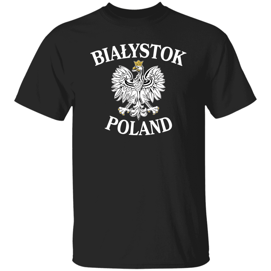 Bialystok Poland T-Shirt T-Shirts CustomCat Black S