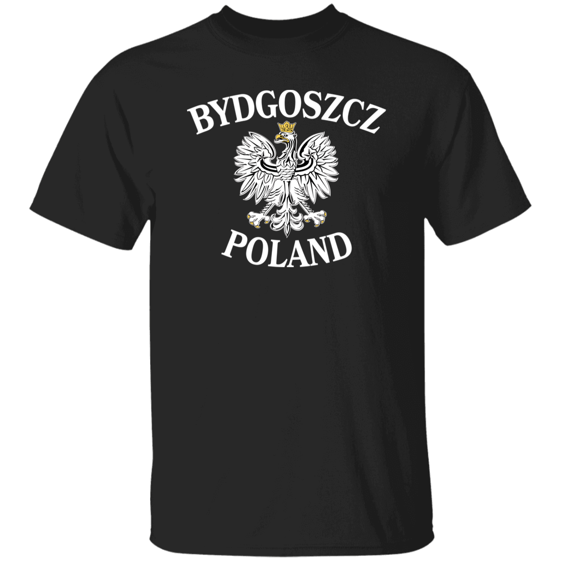 Bydgoszcz Poland T-Shirt T-Shirts CustomCat Black S