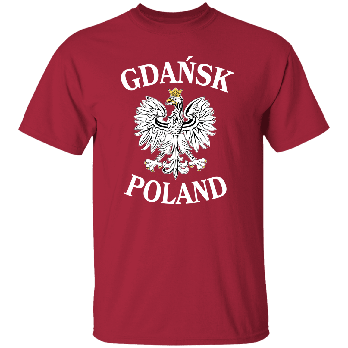 Gdansk Poland T-Shirt T-Shirts CustomCat Cardinal S