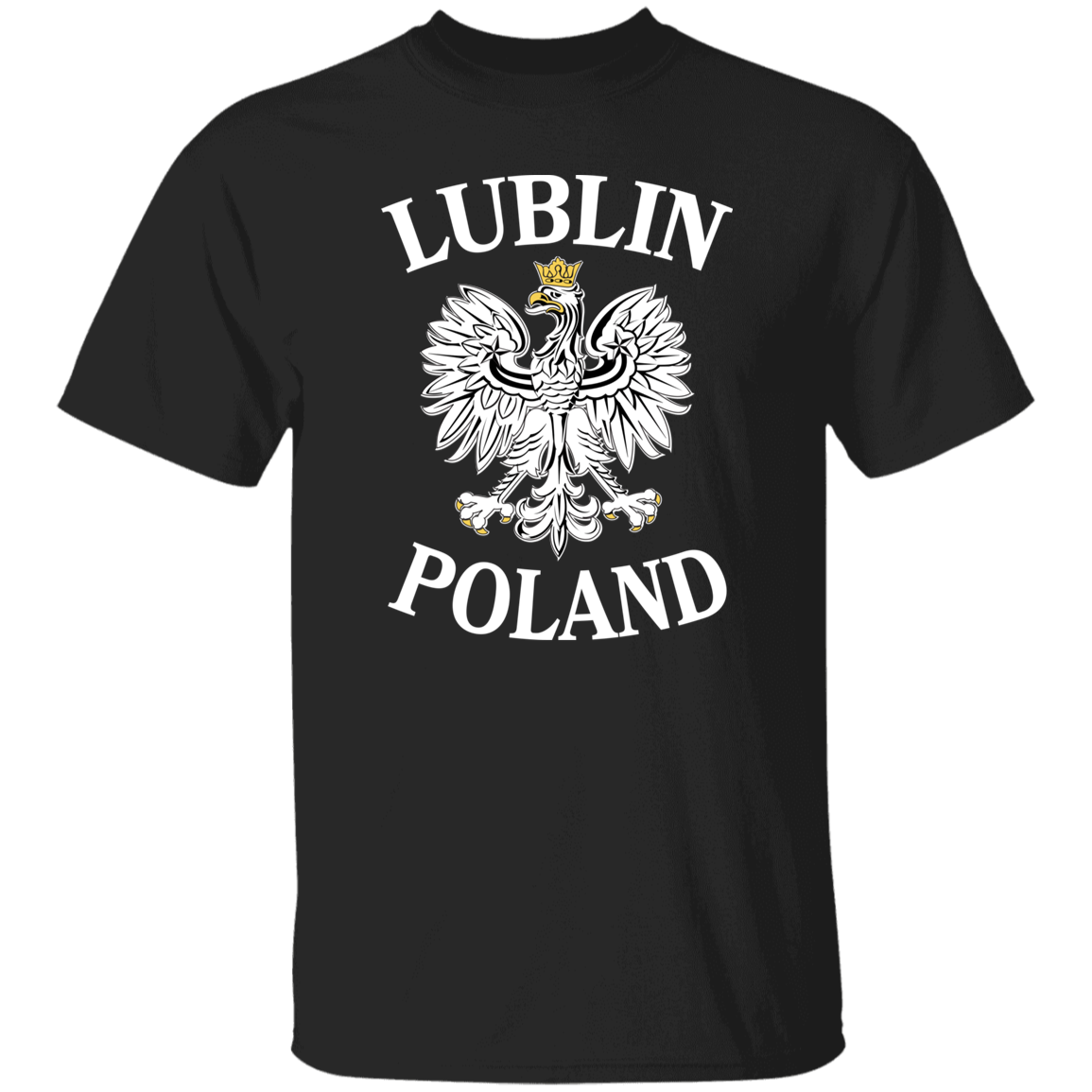 Lublin Poland T-Shirt T-Shirts CustomCat Black S