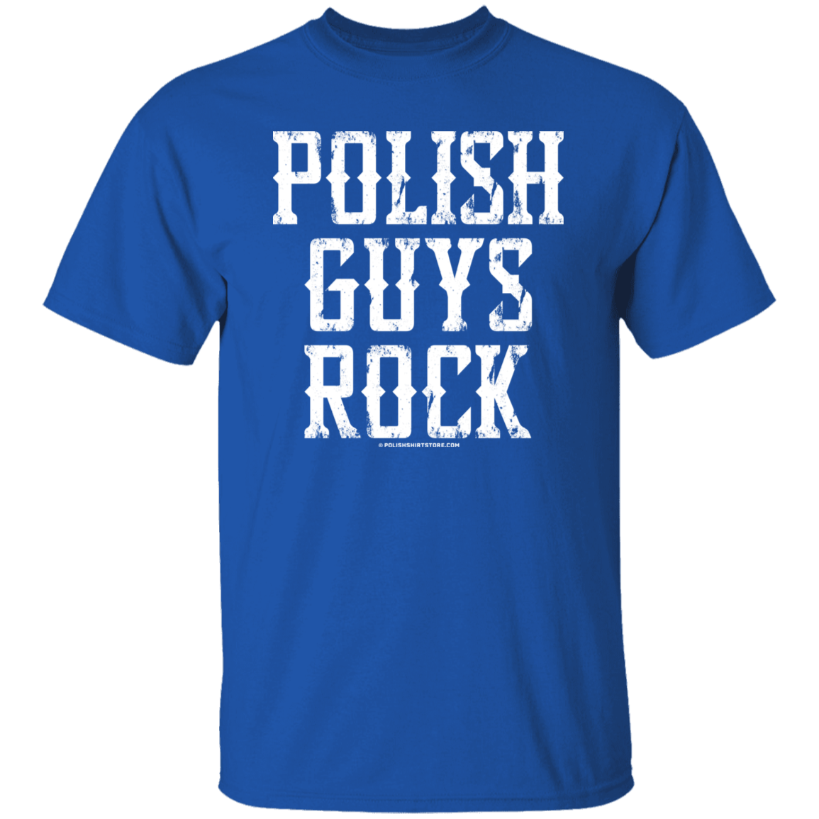 Polish Guys Rock T-Shirt T-Shirts CustomCat Royal S