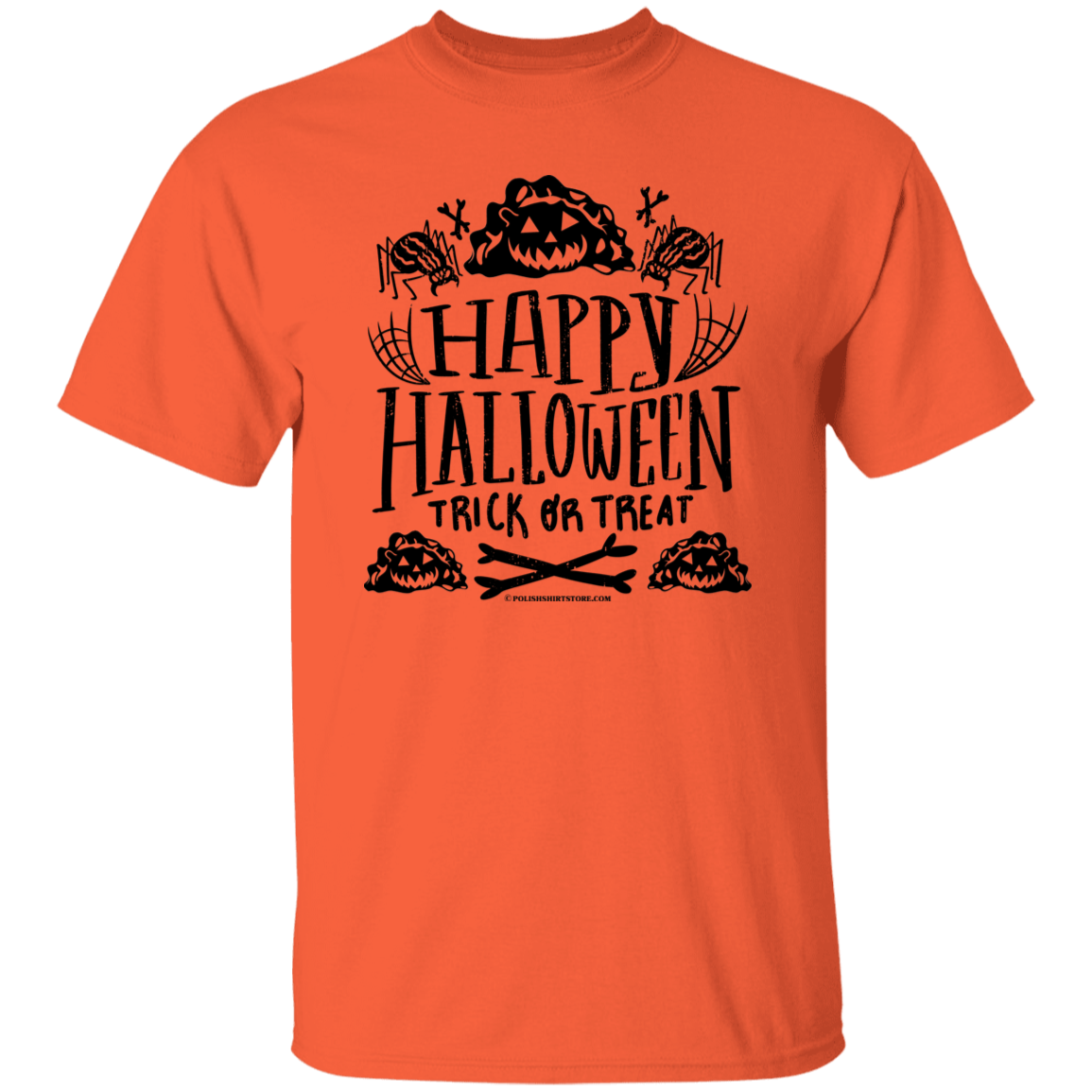 Happy Halloween Trick Or Treat Pierogi T-Shirts CustomCat Orange S