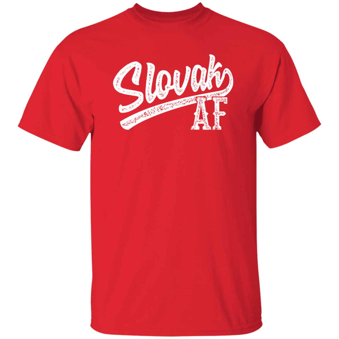 Slovak AF T-Shirts CustomCat Red S