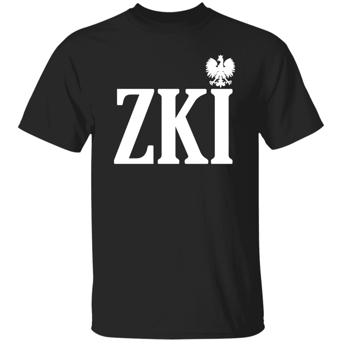 ZKI Polish Surname Ending Apparel CustomCat G500 5.3 oz. T-Shirt Black S