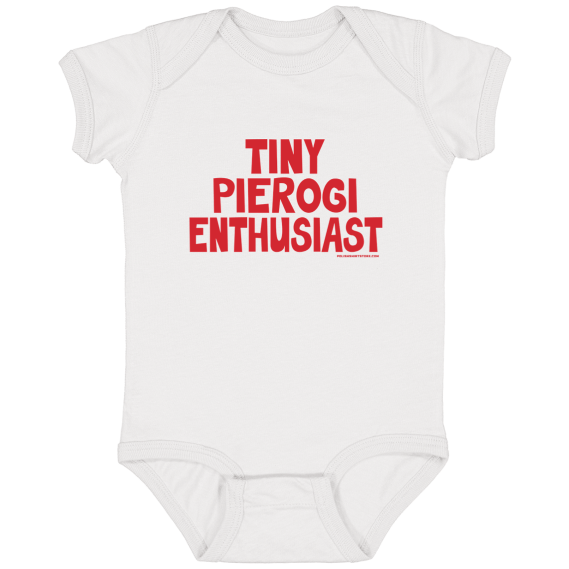 Tiny Pierogi Enthusiast Infant Bodysuit Baby CustomCat White Newborn