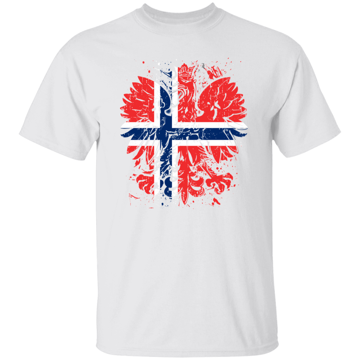 Polish Norweign Heritage T-Shirts CustomCat White S