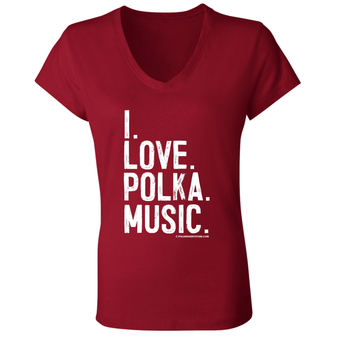 I Love Polka Music Apparel CustomCat