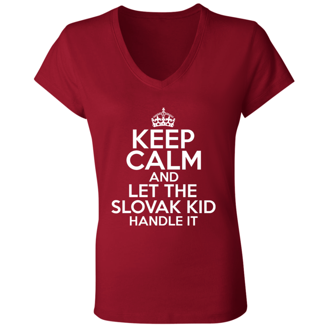 Keep Calm And Let The Slovak Kid Handle It Apparel CustomCat