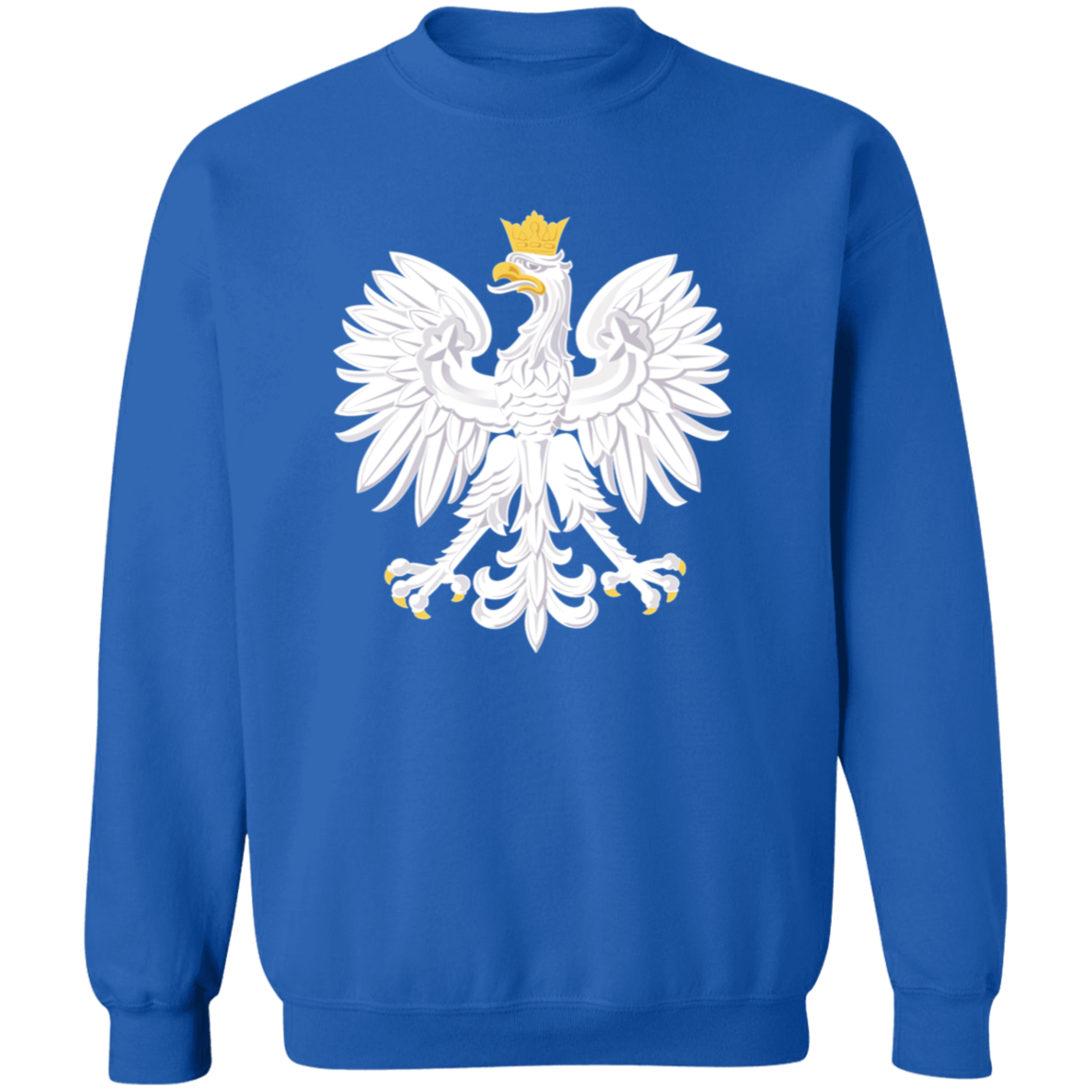 Polish Eagle Sweatshirt Sweatshirts CustomCat Royal S