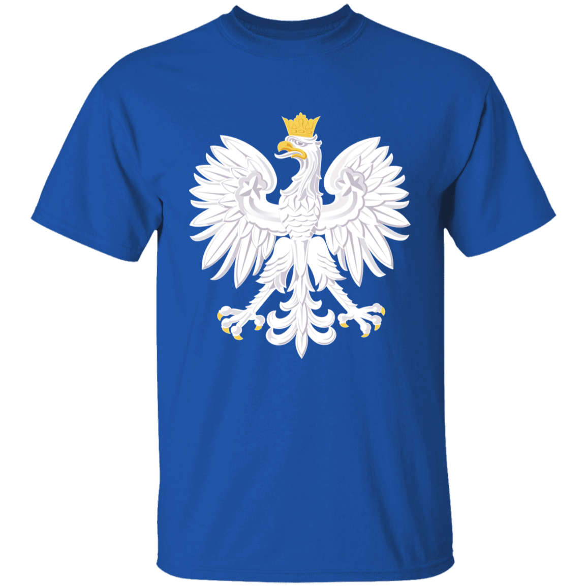 Polish Eagle Youth T-Shirt T-Shirts CustomCat Royal YXS