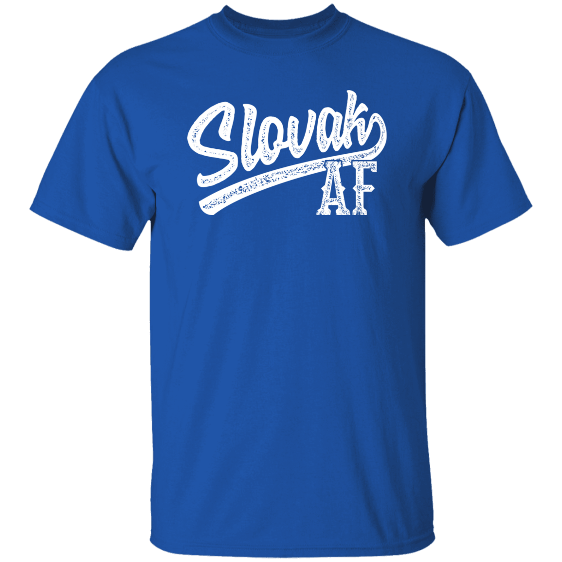 Slovak AF T-Shirts CustomCat Royal S