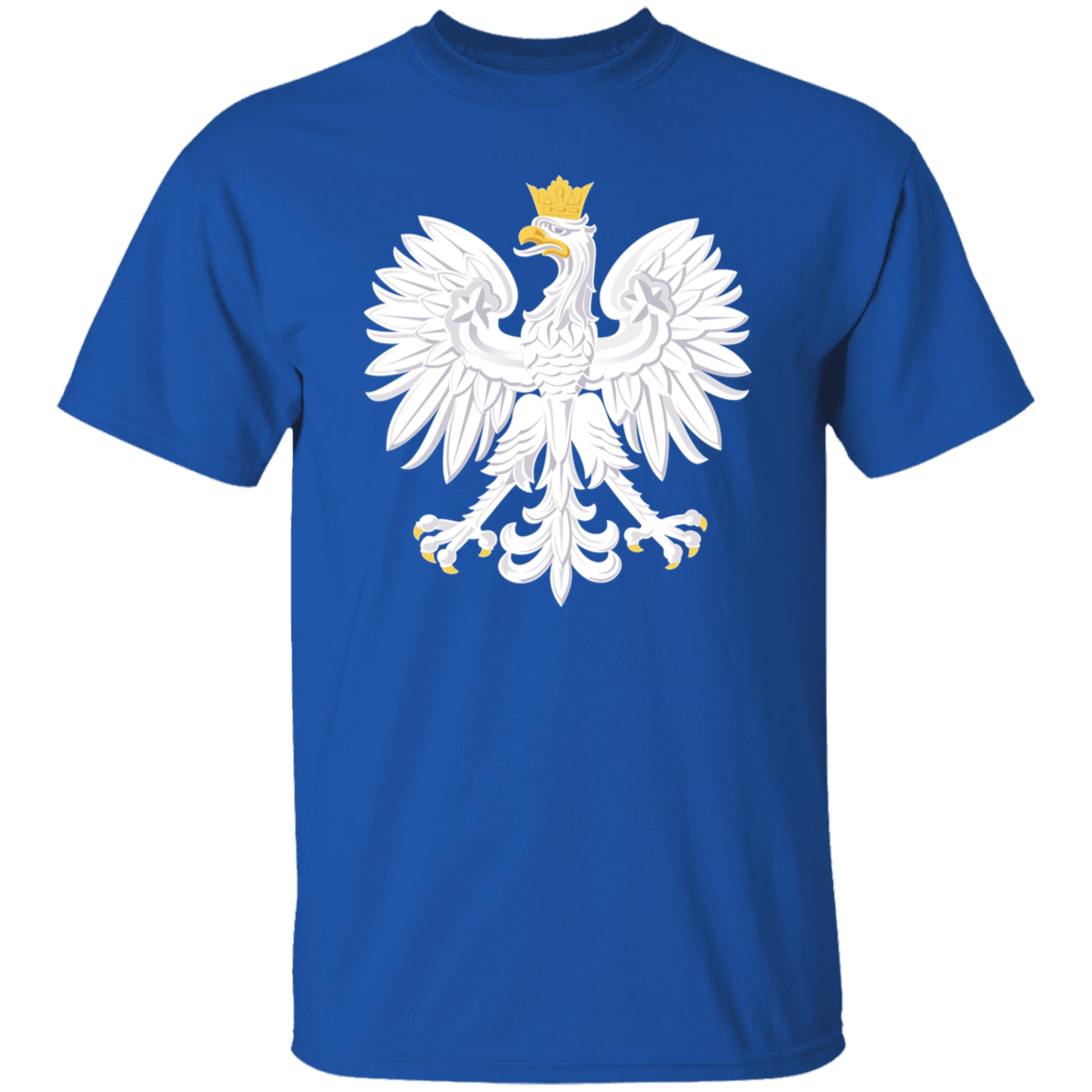 Polish Eagle T-Shirt T-Shirts CustomCat Royal S