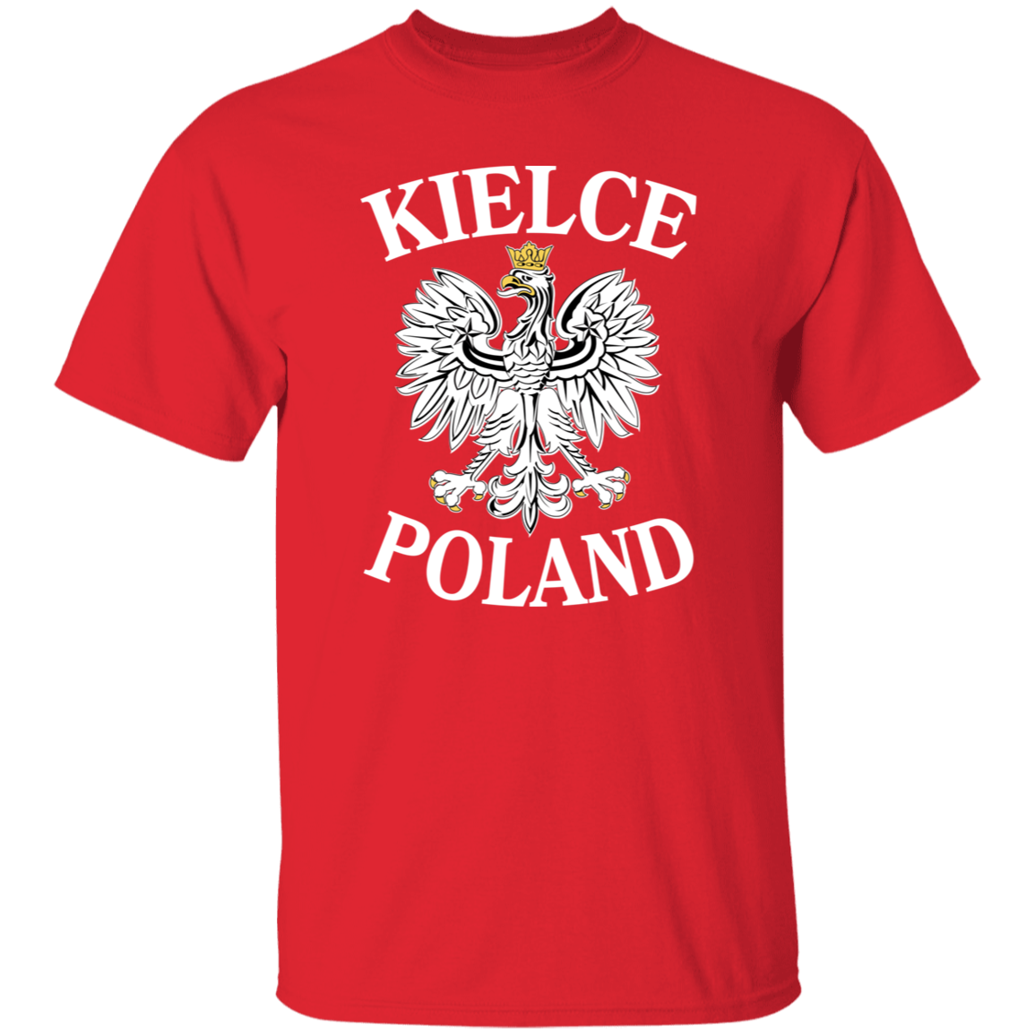 Kielce Poland T-Shirt T-Shirts CustomCat Red S