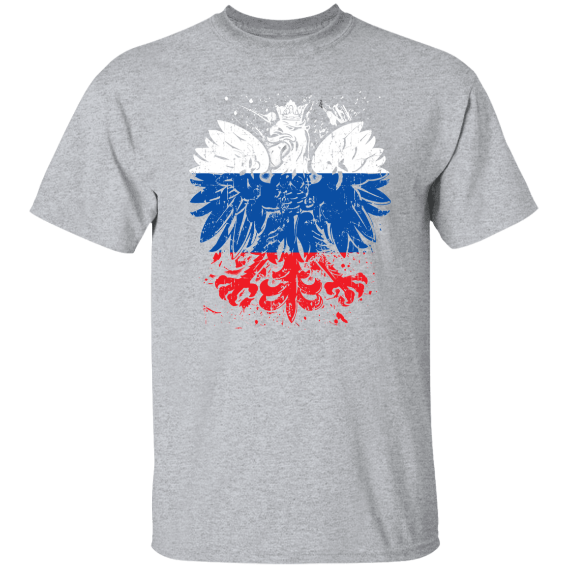 Polish Slovak Heritage T-Shirts CustomCat Sport Grey S