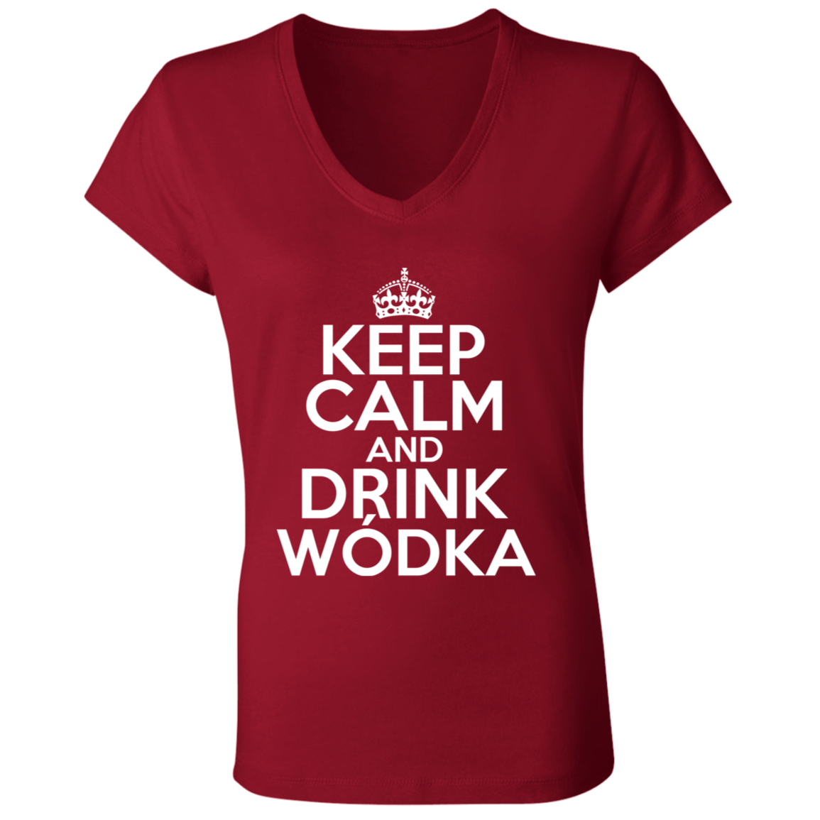 Keep Calm And Drink Wodka Apparel CustomCat