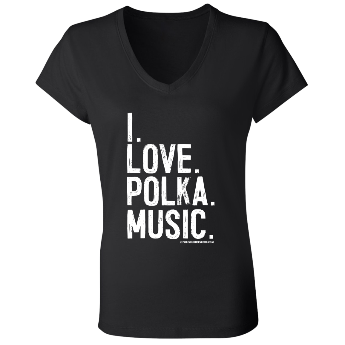 I Love Polka Music Apparel CustomCat