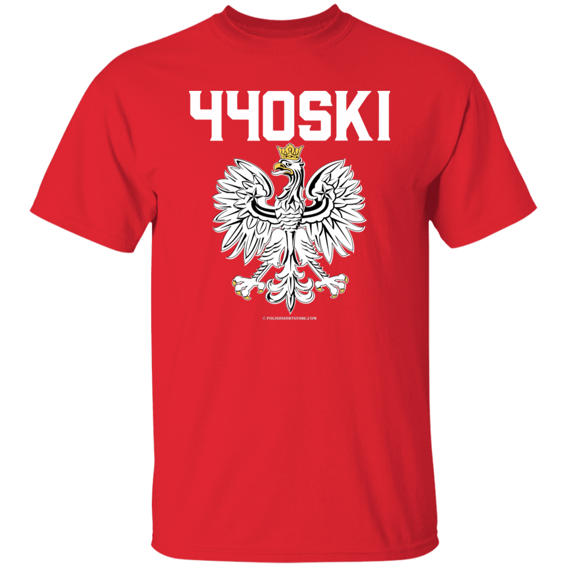 440SKI Apparel CustomCat G500 5.3 oz. T-Shirt Red S