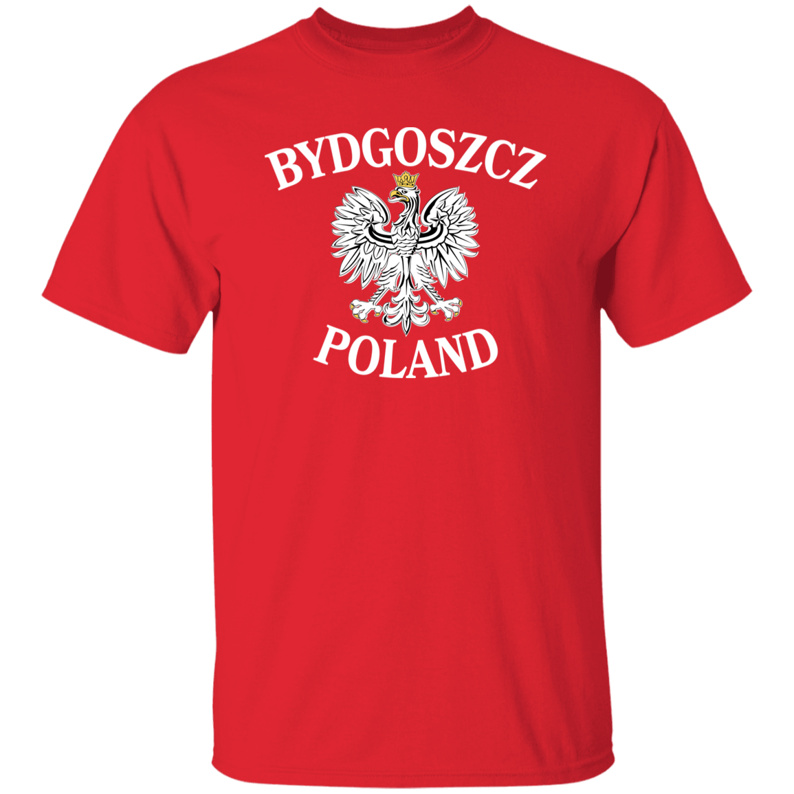 Bydgoszcz Poland T-Shirt T-Shirts CustomCat Red S
