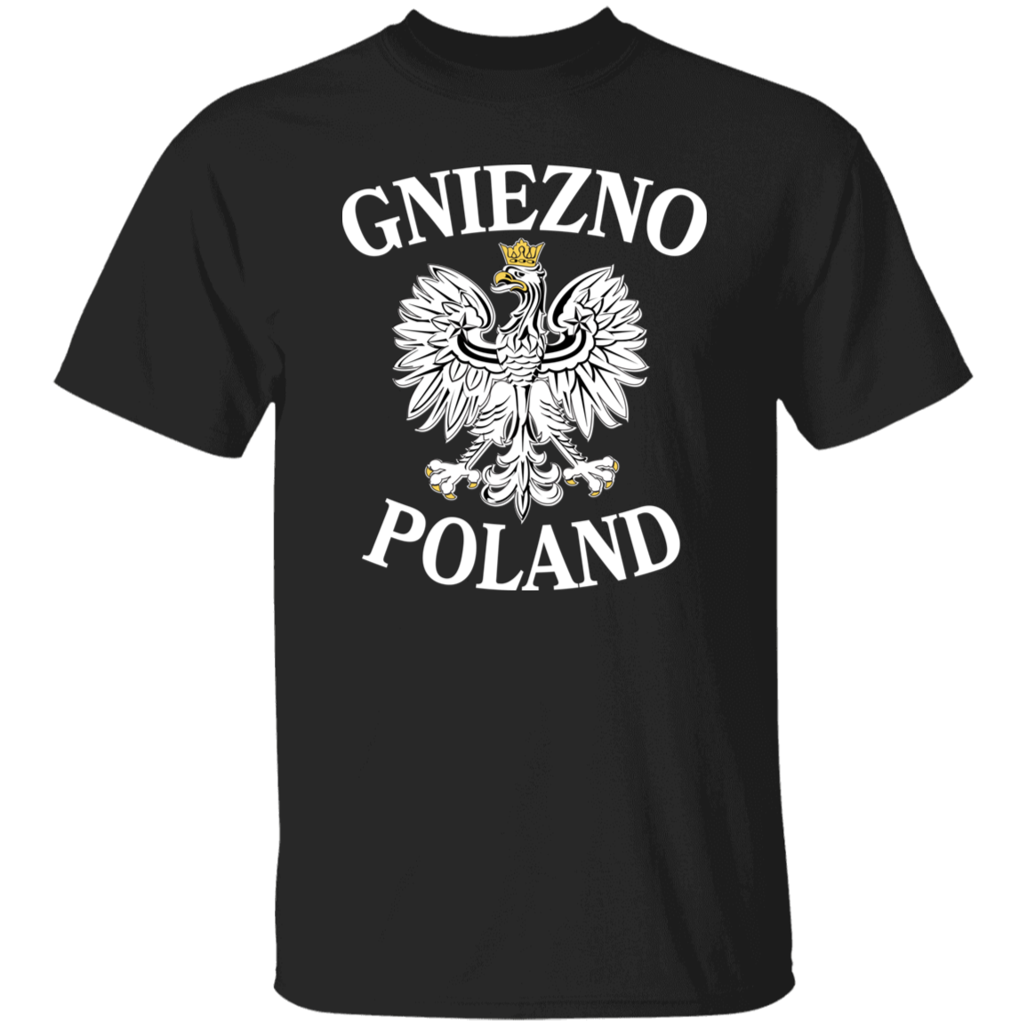 Gniezno Poland T-Shirt T-Shirts CustomCat Black S