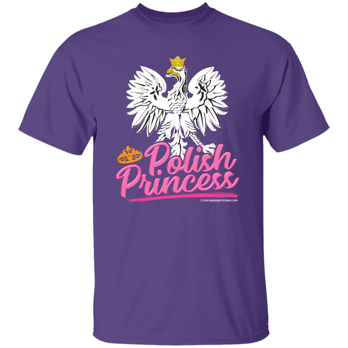 Polish Princess T-Shirt T-Shirts CustomCat Purple S