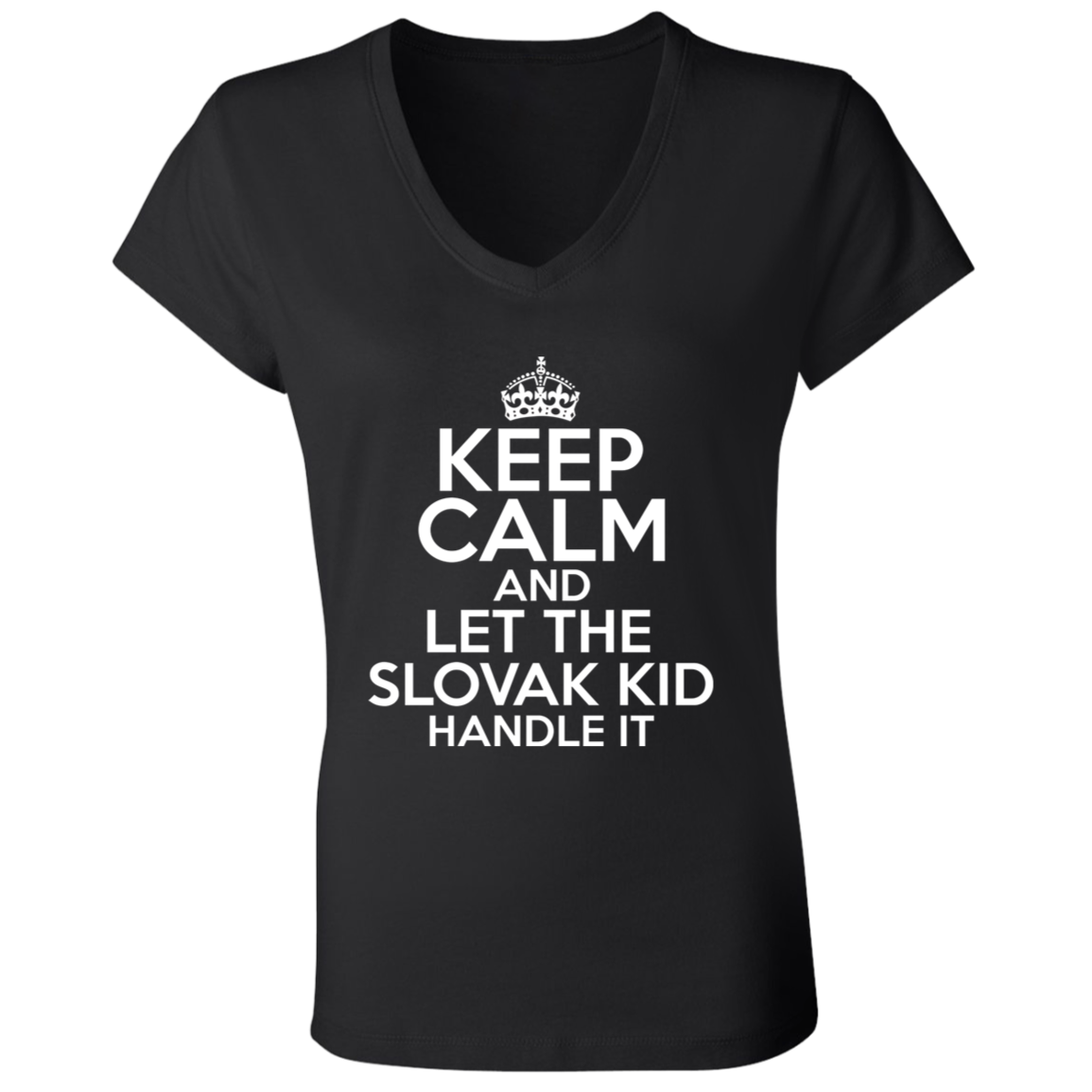 Keep Calm And Let The Slovak Kid Handle It Apparel CustomCat