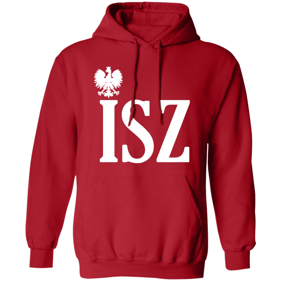 ISZ Polish Surname Ending Apparel CustomCat G185 Pullover Hoodie Red S