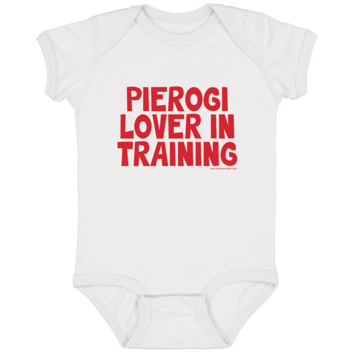 Pierogi Lover In Training Infant Bodysuit Baby CustomCat White Newborn