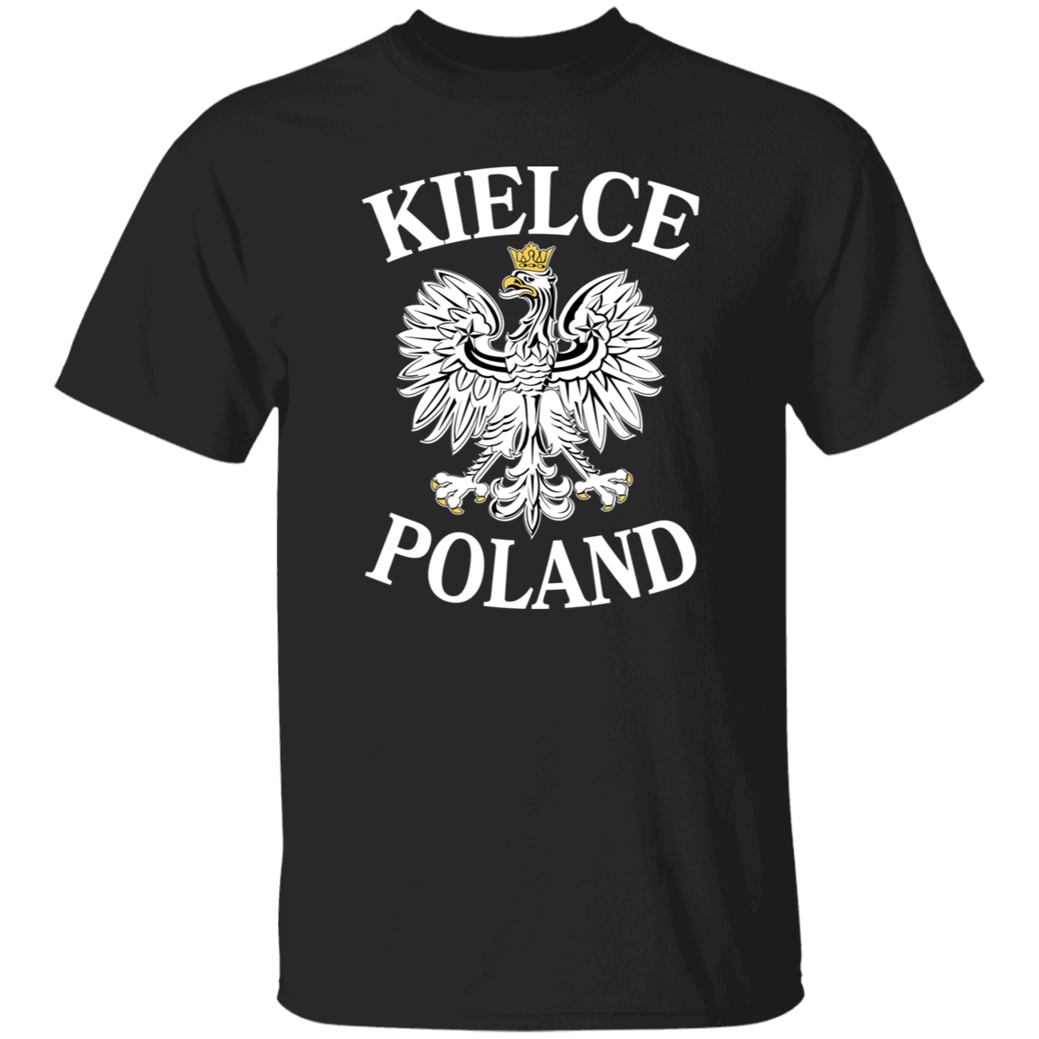 Kielce Poland T-Shirt T-Shirts CustomCat Black S