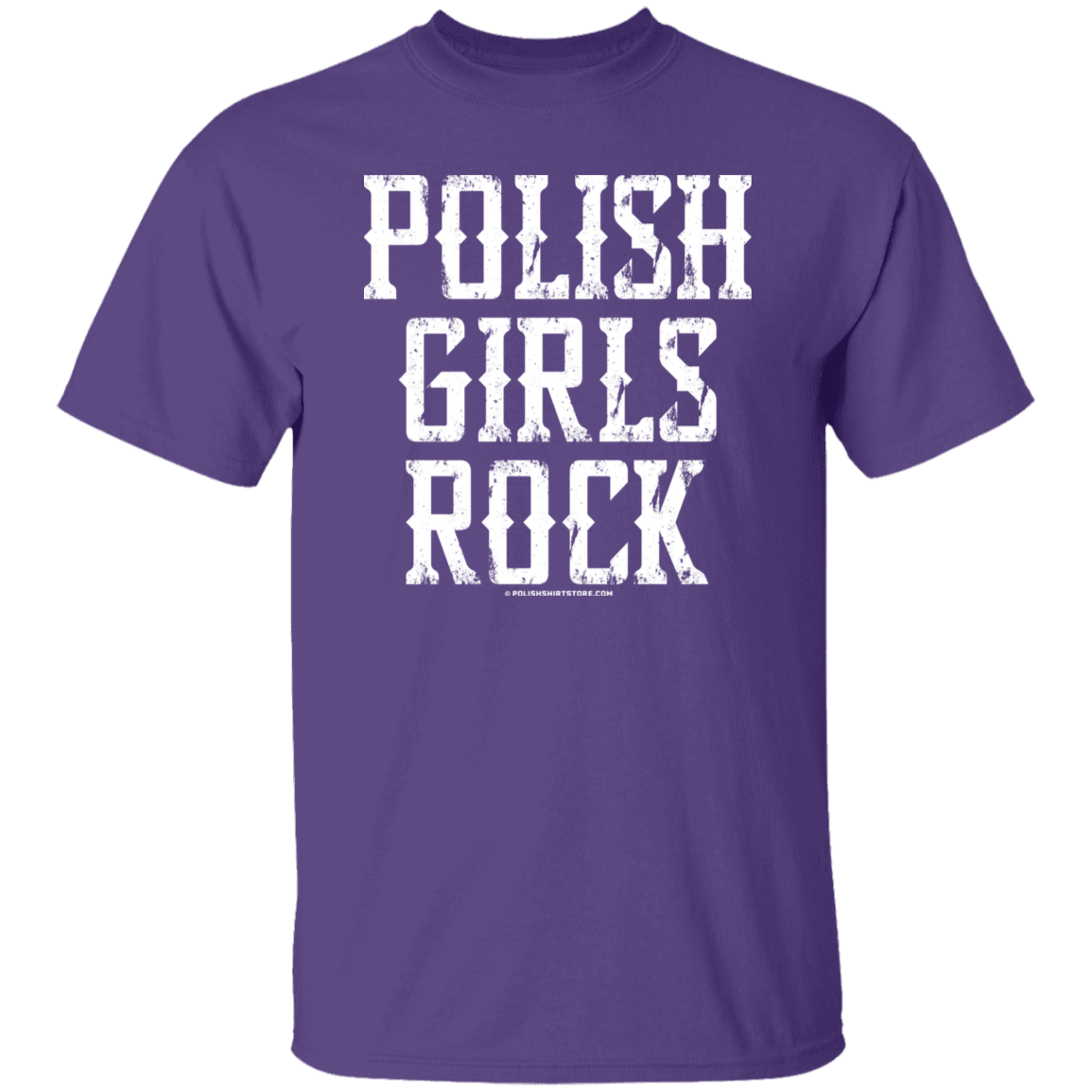 Polish Girls Rock T-Shirt T-Shirts CustomCat Purple S
