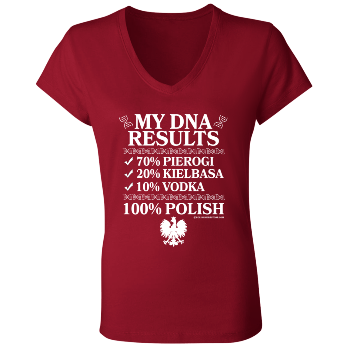 Polish DNA Results Apparel CustomCat
