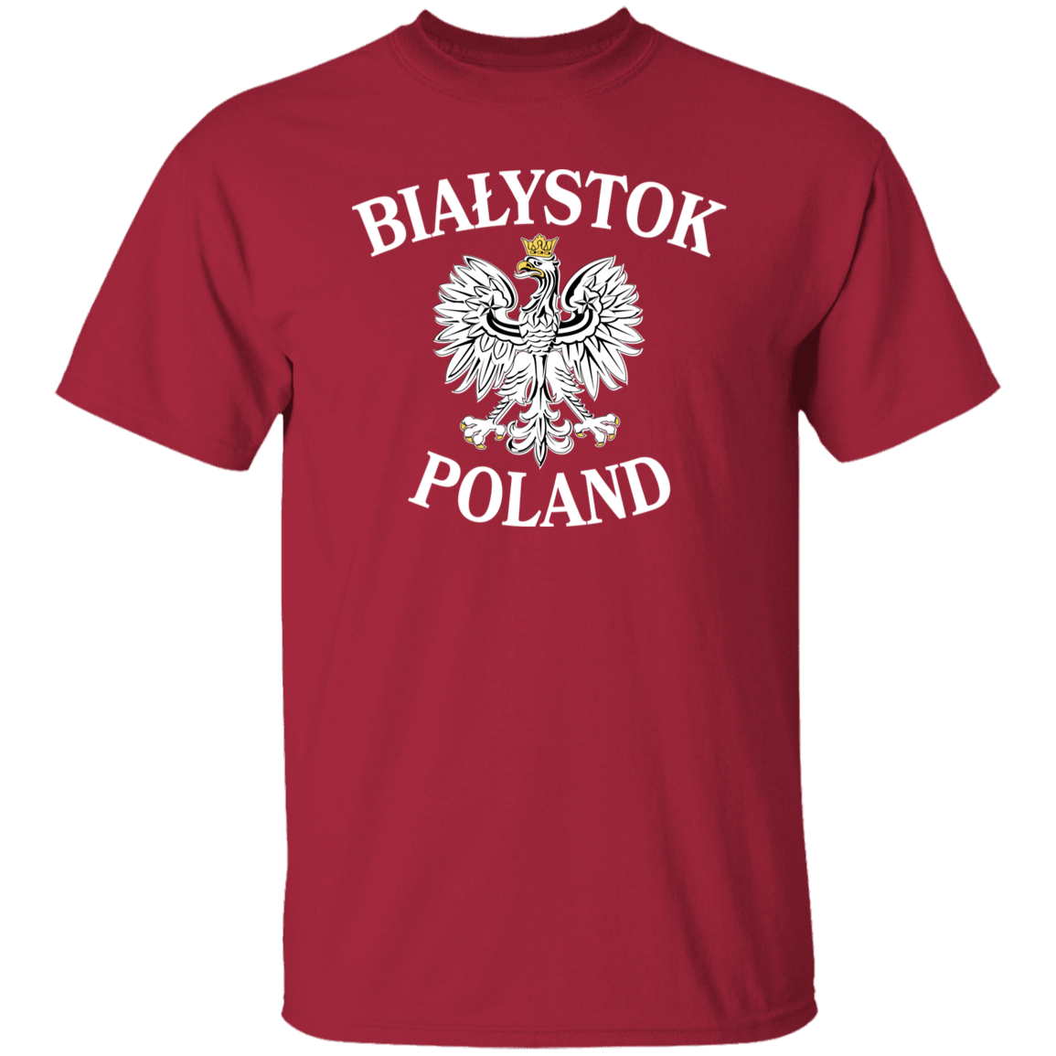 Bialystok Poland T-Shirt T-Shirts CustomCat Cardinal S