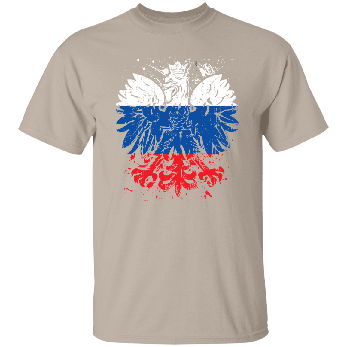 Polish Slovak Heritage T-Shirts CustomCat Sand S