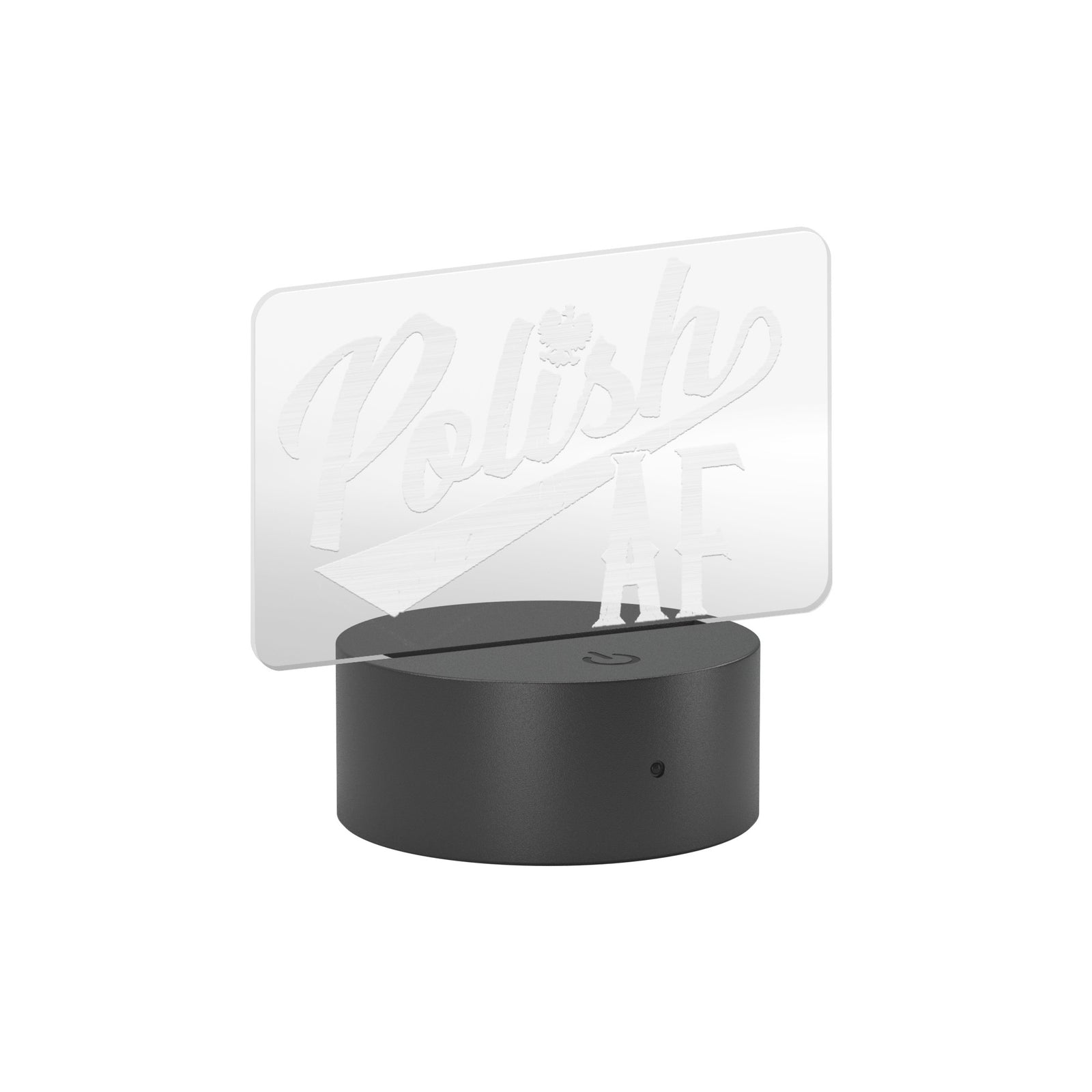 Polish AF Plate Acrylic LED Sign LED Signs teelaunch