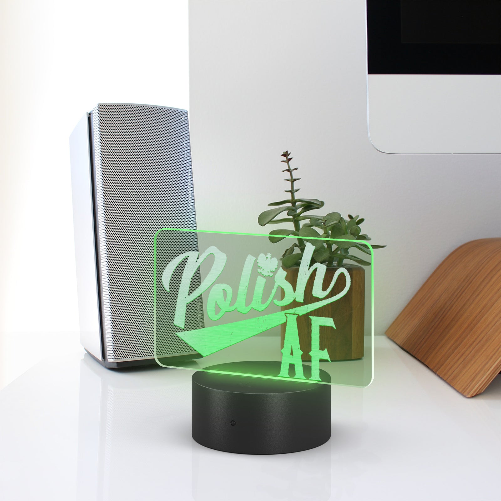 Polish AF Plate Acrylic LED Sign LED Signs teelaunch